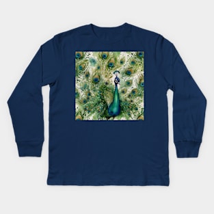 Peacock Kids Long Sleeve T-Shirt